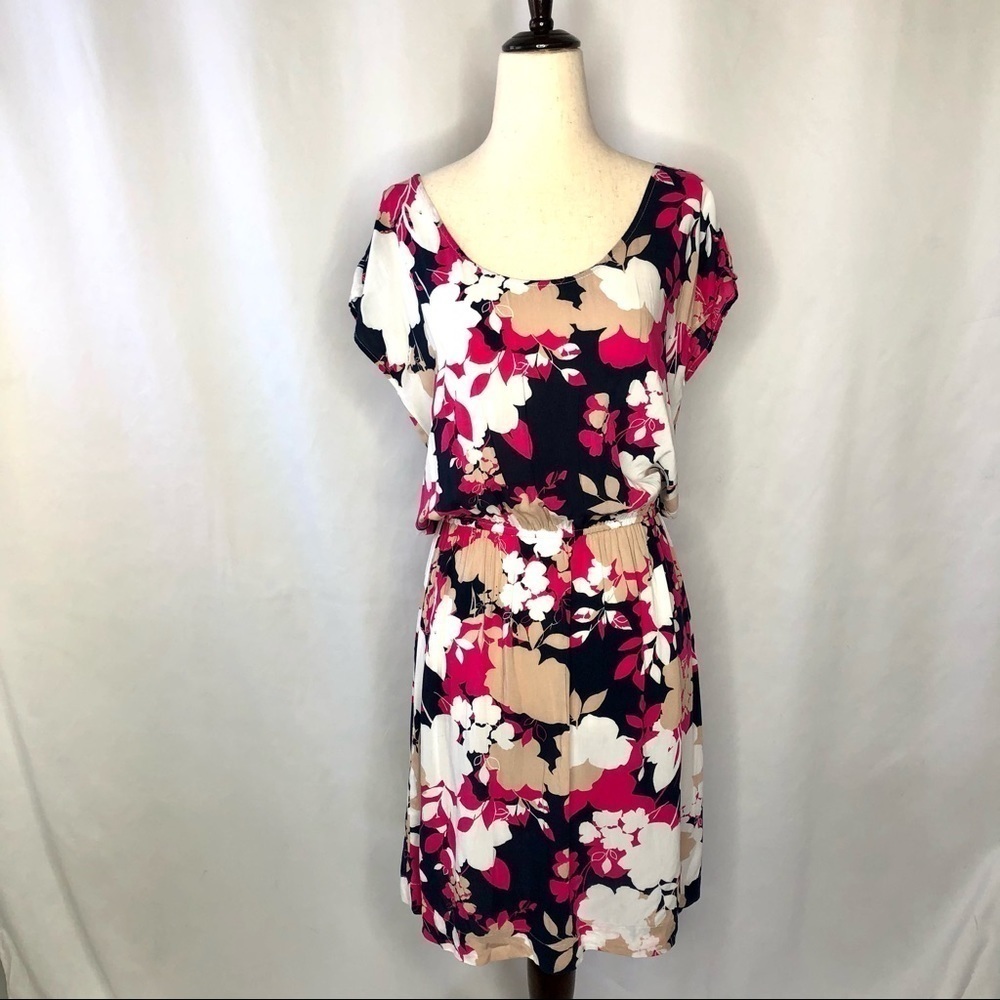 Banana Republic Factory elastic waist floral dress